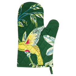 Limited Edition Paradise Green Canvas Oven Mitt