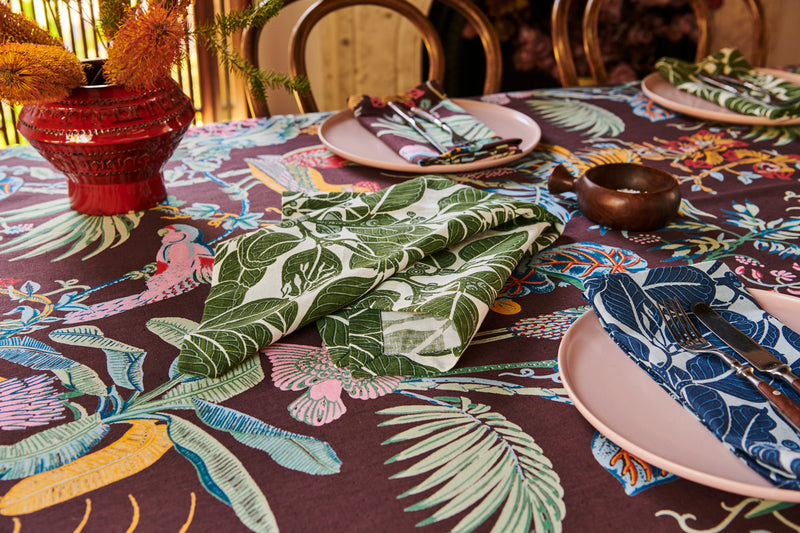 Paradise Cocoa Tablecloth