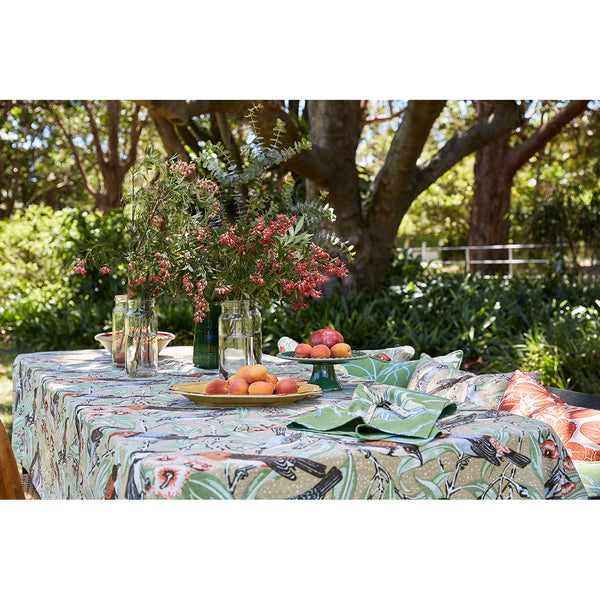 Limited-Edition Flowering-Gum Natural Cotton Tablecloth