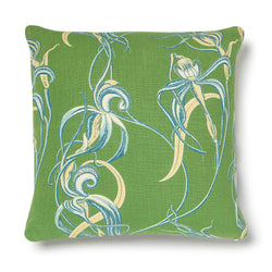 Native Orchid Green 24"x24" Cushion Cover