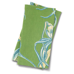 Native Orchid Green Napkins