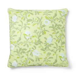 Silver Banksia Green 24"x24" Cotton/Linen Cushion Cover